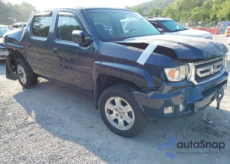 2009 Honda Ridgeline Rts from USA, damaged, VIN 5FPYK16419B100661